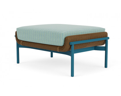 Lloyd Flanders™ Solstice Ottoman  - Hickory, Peacock