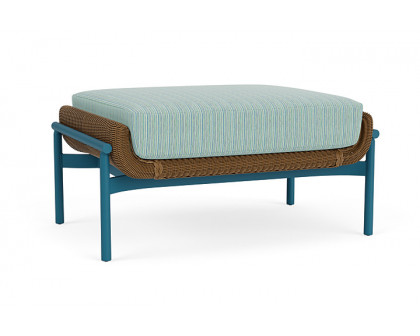 Lloyd Flanders™ Solstice Ottoman  - Hickory, Peacock