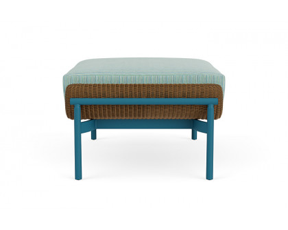 Lloyd Flanders™ Solstice Ottoman  - Hickory, Peacock