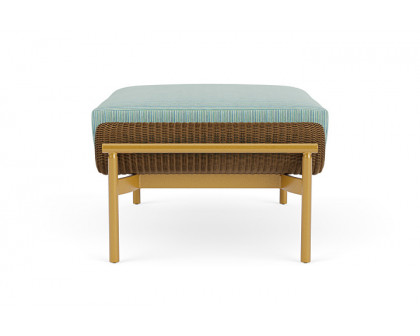 Lloyd Flanders™ Solstice Ottoman  - Hickory, Metallic Gold