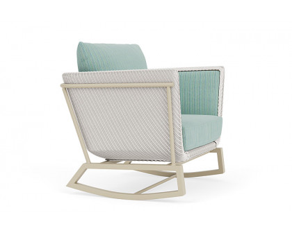 Lloyd Flanders™ Solstice Lounge Rocker - White, Linen