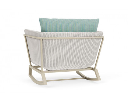 Lloyd Flanders™ Solstice Lounge Rocker - White, Linen