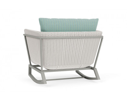 Lloyd Flanders™ Solstice Lounge Rocker - White, Platinum