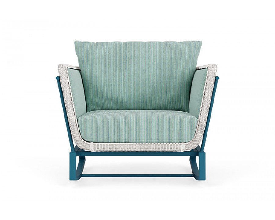 Lloyd Flanders™ Solstice Lounge Rocker - White, Peacock