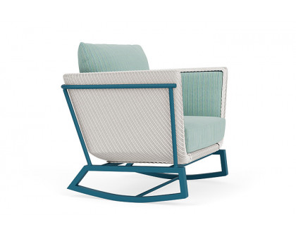 Lloyd Flanders™ Solstice Lounge Rocker - White, Peacock