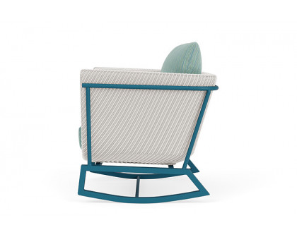 Lloyd Flanders™ Solstice Lounge Rocker - White, Peacock