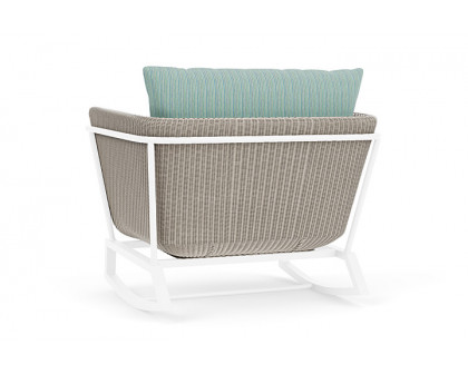 Lloyd Flanders™ Solstice Lounge Rocker - Linen, White