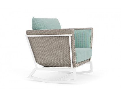 Lloyd Flanders™ Solstice Lounge Rocker - Linen, Matte White