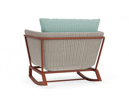 Lloyd Flanders™ Solstice Lounge Rocker - Linen, Terracotta