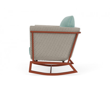 Lloyd Flanders™ Solstice Lounge Rocker - Linen, Terracotta