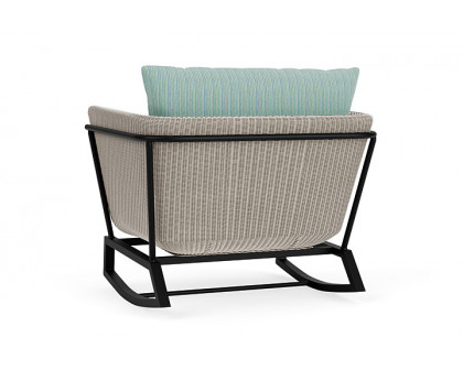 Lloyd Flanders™ Solstice Lounge Rocker - Linen, Ebony