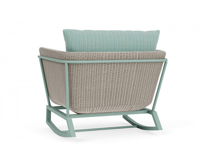 Lloyd Flanders™ Solstice Lounge Rocker - Linen, Sea Glass