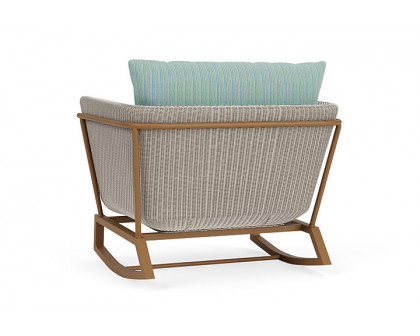 Lloyd Flanders™ Solstice Lounge Rocker - Linen, Hickory