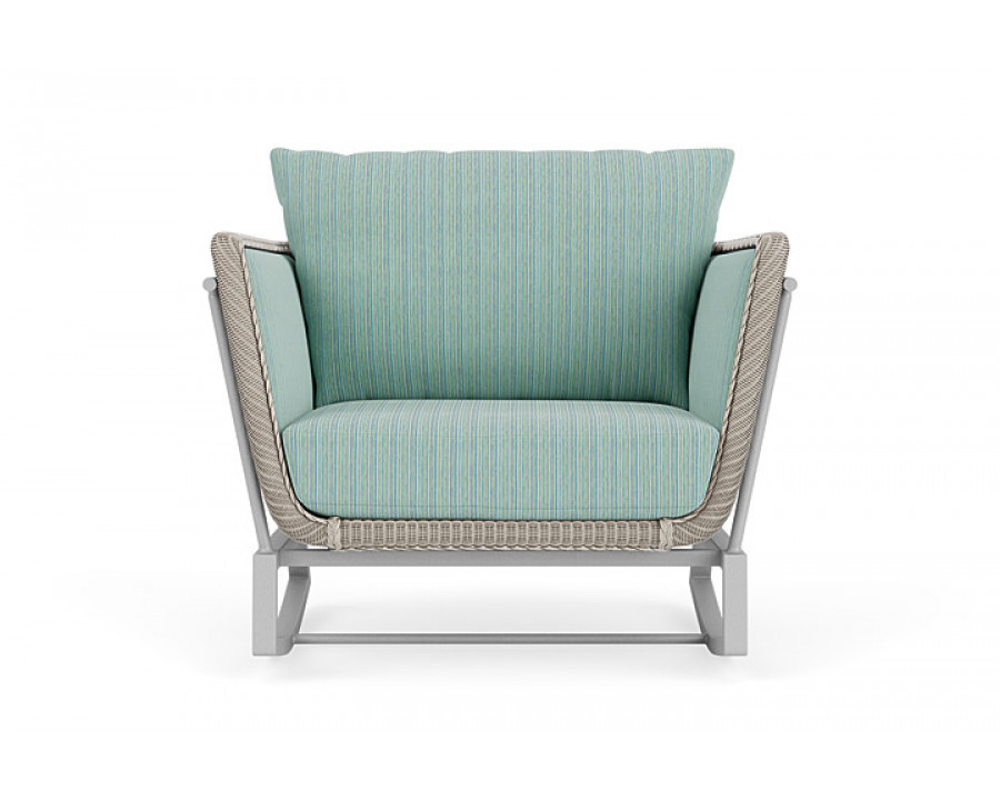 Lloyd Flanders™ Solstice Lounge Rocker - Linen, Metallic Silver