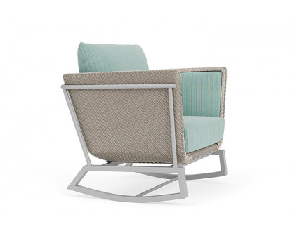 Lloyd Flanders™ Solstice Lounge Rocker - Linen, Metallic Silver