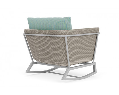 Lloyd Flanders™ Solstice Lounge Rocker - Linen, Metallic Silver