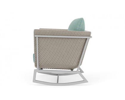 Lloyd Flanders™ Solstice Lounge Rocker - Linen, Metallic Silver