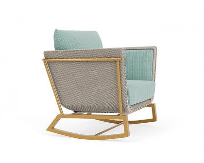 Lloyd Flanders™ Solstice Lounge Rocker - Linen, Metallic Gold