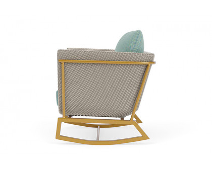 Lloyd Flanders™ Solstice Lounge Rocker - Linen, Metallic Gold