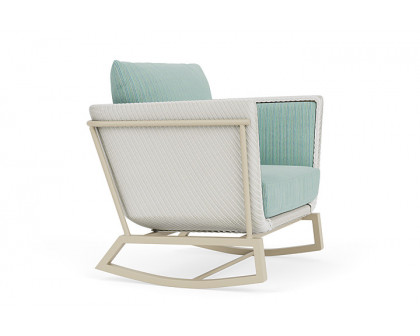 Lloyd Flanders™ Solstice Lounge Rocker - Matte White, Linen