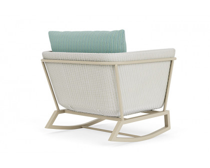 Lloyd Flanders™ Solstice Lounge Rocker - Matte White, Linen