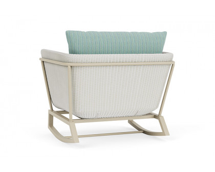 Lloyd Flanders™ Solstice Lounge Rocker - Matte White, Linen