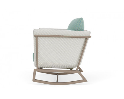 Lloyd Flanders™ Solstice Lounge Rocker - Matte White, French Beige