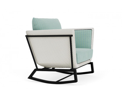 Lloyd Flanders™ Solstice Lounge Rocker - Matte White, Ebony