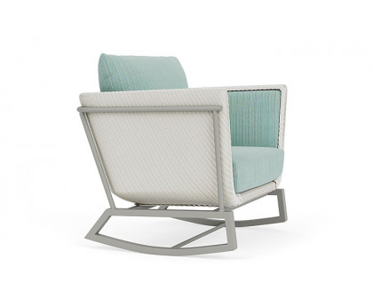 Lloyd Flanders™ Solstice Lounge Rocker - Matte White, Platinum