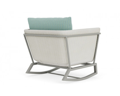 Lloyd Flanders™ Solstice Lounge Rocker - Matte White, Platinum