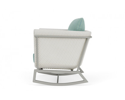 Lloyd Flanders™ Solstice Lounge Rocker - Matte White, Platinum