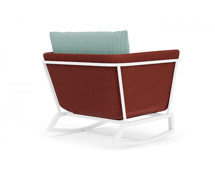 Lloyd Flanders™ Solstice Lounge Rocker - Terracotta, Matte White