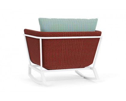 Lloyd Flanders™ Solstice Lounge Rocker - Terracotta, Matte White