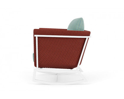 Lloyd Flanders™ Solstice Lounge Rocker - Terracotta, Matte White