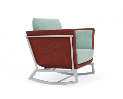 Lloyd Flanders™ Solstice Lounge Rocker - Terracotta, Metallic Silver