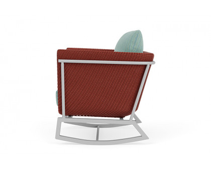 Lloyd Flanders™ Solstice Lounge Rocker - Terracotta, Metallic Silver