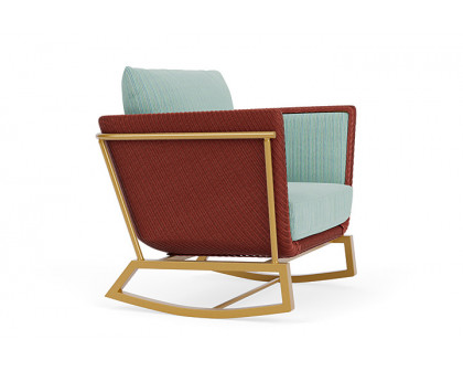 Lloyd Flanders™ Solstice Lounge Rocker - Terracotta, Metallic Gold