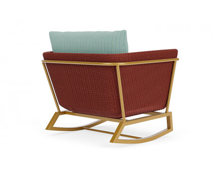 Lloyd Flanders™ Solstice Lounge Rocker - Terracotta, Metallic Gold