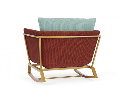 Lloyd Flanders™ Solstice Lounge Rocker - Terracotta, Metallic Gold