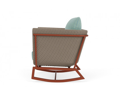 Lloyd Flanders™ Solstice Lounge Rocker - French Beige, Terracotta