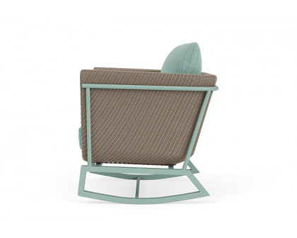 Lloyd Flanders™ Solstice Lounge Rocker - French Beige, Sea Glass