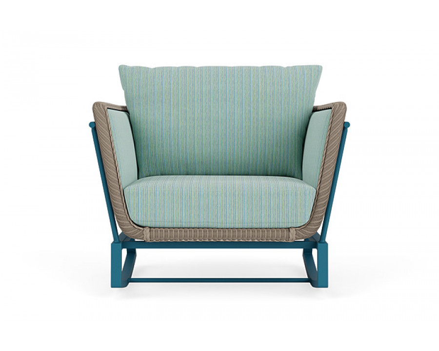 Lloyd Flanders™ Solstice Lounge Rocker - French Beige, Peacock