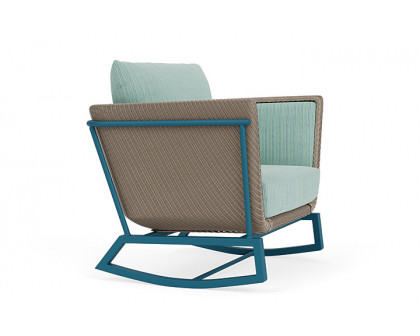 Lloyd Flanders™ Solstice Lounge Rocker - French Beige, Peacock