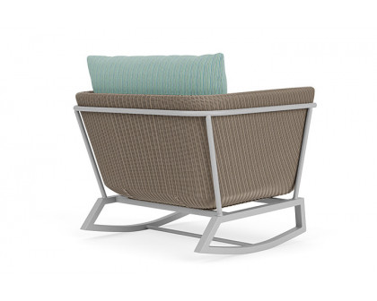 Lloyd Flanders™ Solstice Lounge Rocker - French Beige, Metallic Silver