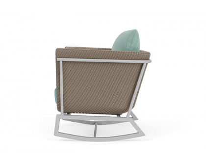 Lloyd Flanders™ Solstice Lounge Rocker - French Beige, Metallic Silver