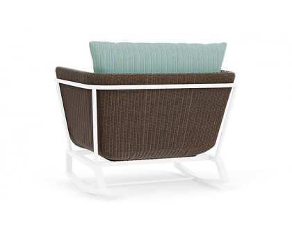 Lloyd Flanders™ Solstice Lounge Rocker - Bark, White