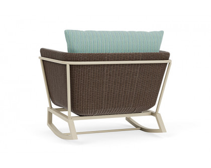 Lloyd Flanders™ Solstice Lounge Rocker - Bark, Linen