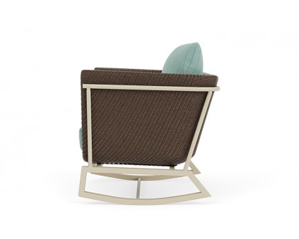 Lloyd Flanders™ Solstice Lounge Rocker - Bark, Linen