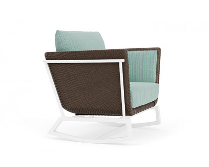 Lloyd Flanders™ Solstice Lounge Rocker - Bark, Matte White