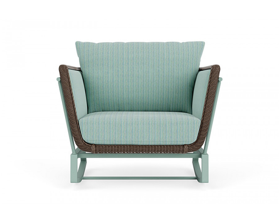 Lloyd Flanders™ Solstice Lounge Rocker - Bark, Sea Glass